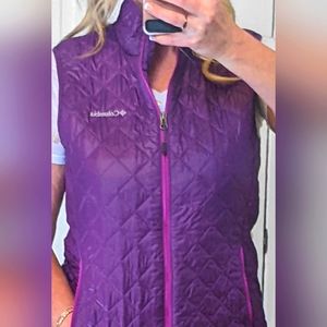 Columbia Omni-Heat purple vest - purple - Large